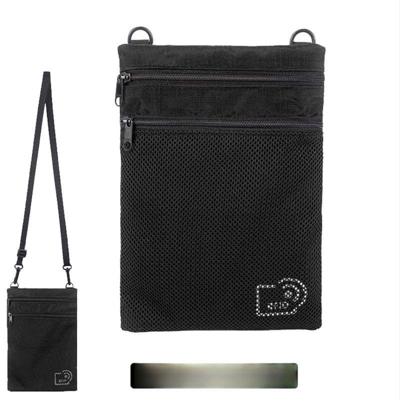 Portofel pentru pașaport cu protecție RFID și buzunar pentru telefon, unisex, stil urban minimalist, din poliester, căptușit cu nailon