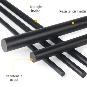 Bară de nailon PA66+GF30 întărită, cu fibre PA6, rezistență ridicată la uzură