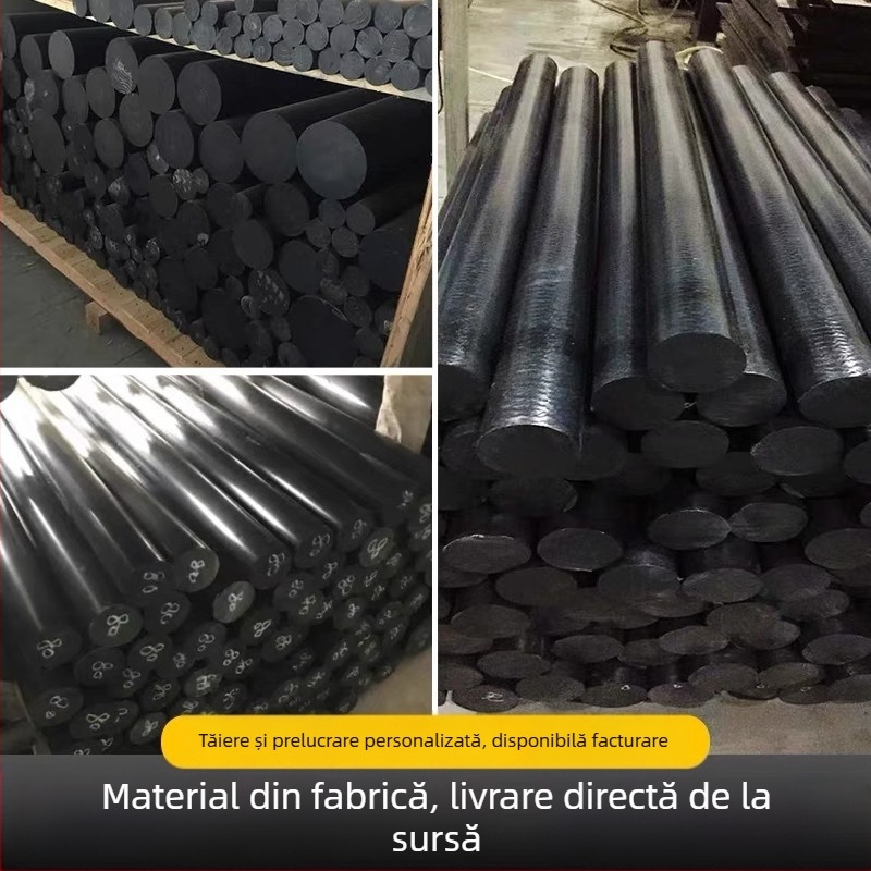 Bară de nailon PA66+GF30 întărită, cu fibre PA6, rezistență ridicată la uzură