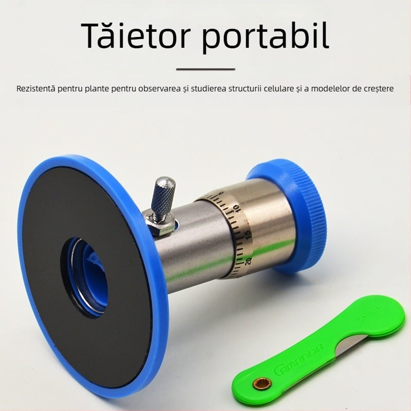 FreeHand tăietor pentru felii de plante – instrument de predare în biologie, construcție metalică, marcă Concentric, 1 set