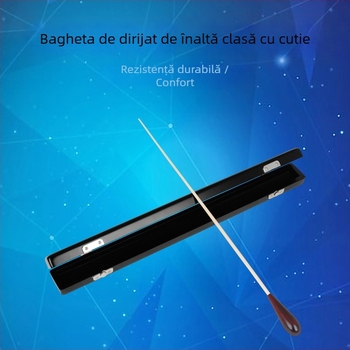 Baston dirijor, Material: maple fiberglass, Model BT-04, Dimensiuni: 44×3.5×3.5, Pentru instrumente muzicale