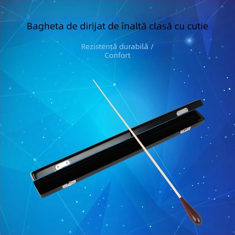 Baston dirijor, Material: maple fiberglass, Model BT-04, Dimensiuni: 44×3.5×3.5, Pentru instrumente muzicale