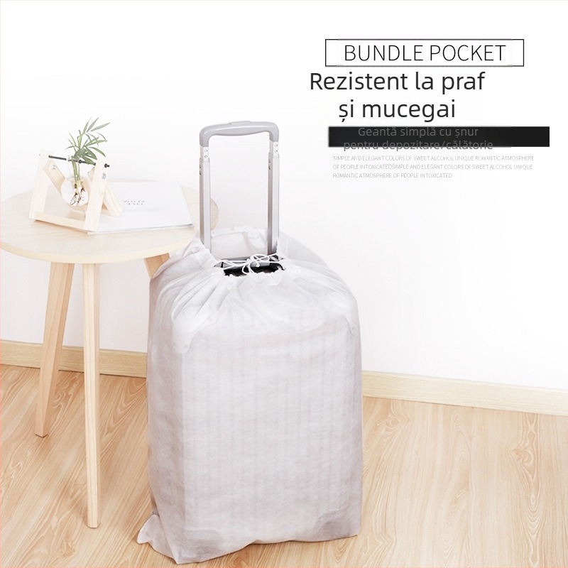 Husă pentru bagaje din material nețesut, respirabilă, model XT-00-A7, capacitate 56–75L, pentru călătorii de relaxare