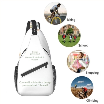 Geantă crossbody în stil stradal, mătase, model dungat, căptușire poliester, închidere cu capac, buzunare interioare: fermoar, telefon, ID, laptop