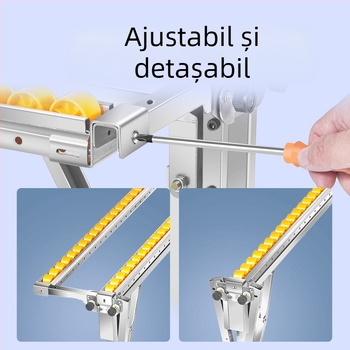 Imbot suport din oțel inoxidabil pentru bandă de flux – deschiderea panoului și etanșarea marginii, uz casnic