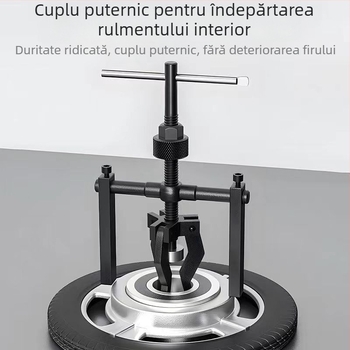 Dălț cu trei gheare pentru rulmenți cu gaură internă, pentru rulmenți cu bile sferice, reglabil 15–45, unealtă din oțel 45, etichetă privată licențiată