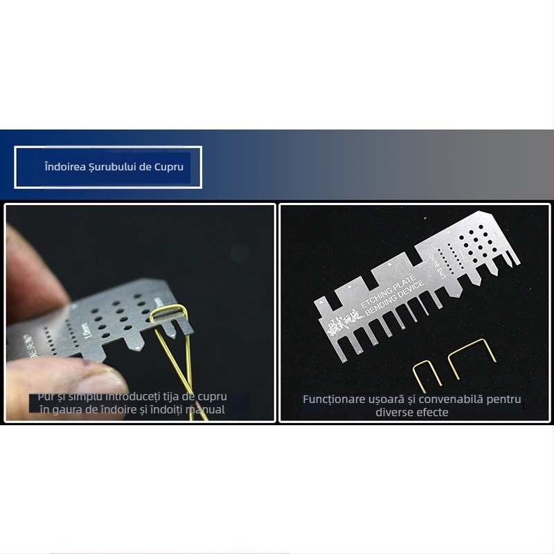 MS002 Pattern Play Foaie de gravură și clește de presare manuală, îndoirea țevilor din cupru, metal, greutate netă 1