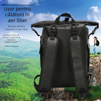 Rucsac impermeabil pentru activități în aer liber, unisex, cu despărțire ude–uscate