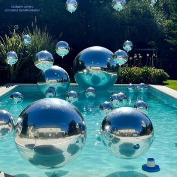 Set de 39 baloane rotunde 4D din folie de aluminiu