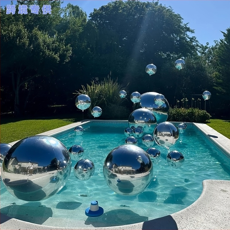 Set de 39 baloane rotunde 4D din folie de aluminiu