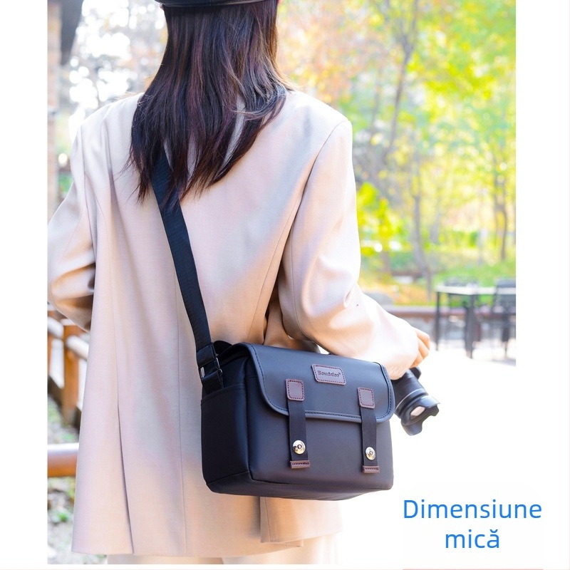 Geantă pentru camere DSLR și Mirrorless – Nylon, impermeabilă, rezistentă la șocuri și uzură, pentru Sony, Canon, Nikon și Fuji, pentru călătorii de recreere