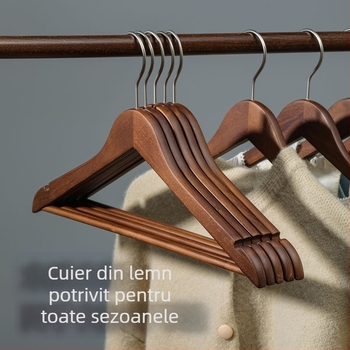 Umeraș din lemn pentru haine, stil fix Type X, model zp0056