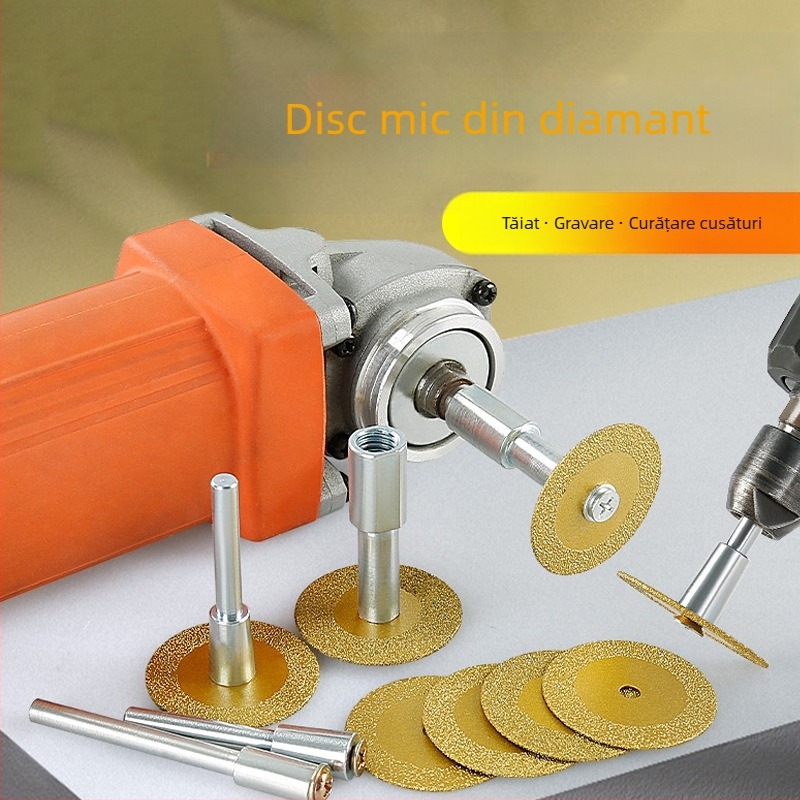 Disc diamant sudat pentru mașina de găurit electrică, potrivit pentru marmură, ceramică și jad; îndepărtarea rosturilor