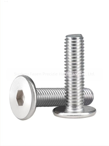 Șuruburi Fasseng cu cap plat hexagonal, A2-70, JB/ZQ 4352-2006