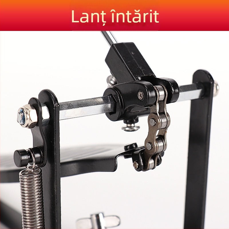 Peng Yu pedal bas pentru set de tobă, din aliaj de aluminiu și fier, pedală unică, model: Copiii calcă ciocanul