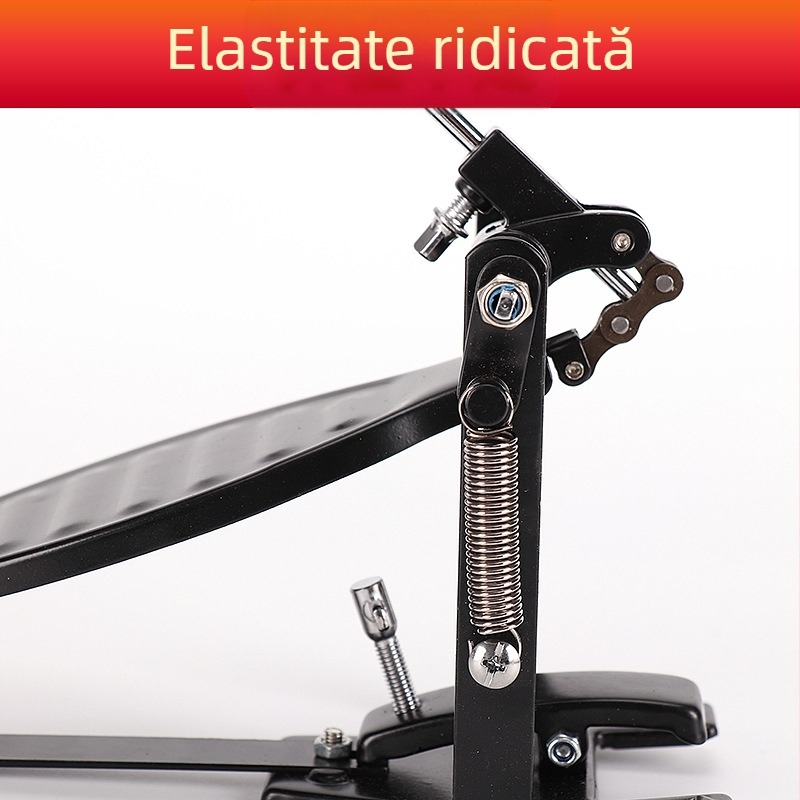 Peng Yu pedal bas pentru set de tobă, din aliaj de aluminiu și fier, pedală unică, model: Copiii calcă ciocanul