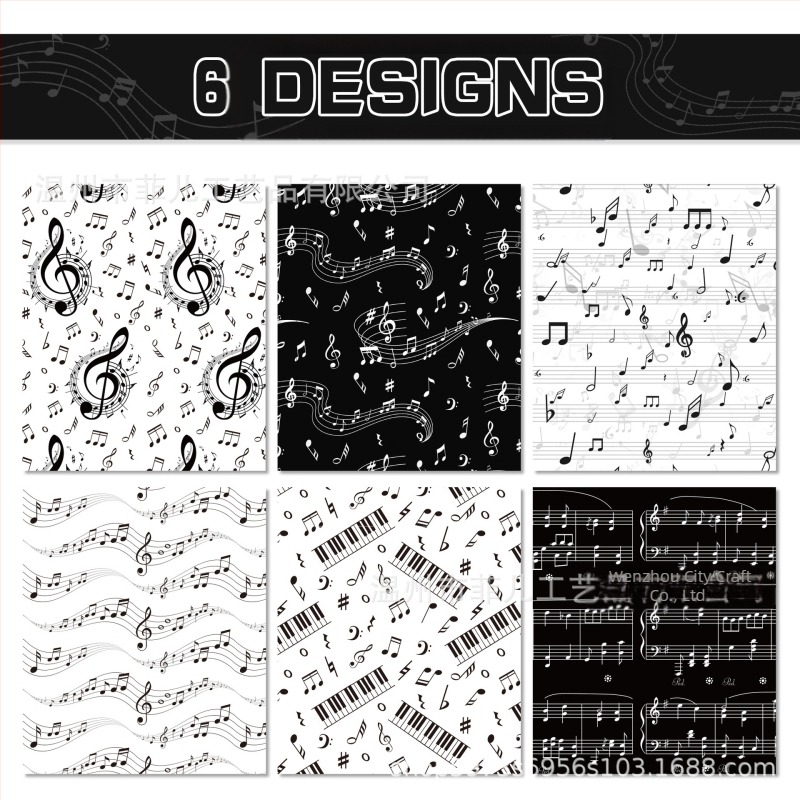 Hârtie de împachetat cu notă muzicală pentru cutii de cadouri — hârtie decorativă pentru petreceri, Brand Yishi; Material: materiale compozite; Meșteșug: semi-artizanal și semi-mecanic; Potrivit pentru cadouri: petreceri; Destinatari: persoane în vârstă, c