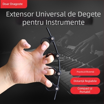 Expander universal pentru degete pentru instrumente muzicale, accesoriu pentru chitară și antrenor degete pentru pian