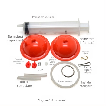 Experiment Torricelli pentru presiunea atmosferică, ABS, DIY, jucărie educațională de fizică pentru copii 7-14 ani