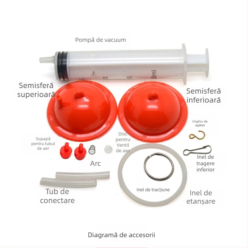 Experiment Torricelli pentru presiunea atmosferică, ABS, DIY, jucărie educațională de fizică pentru copii 7-14 ani