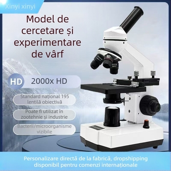 Microscop veterinar HD pentru analiza spermei și detectarea agenților patogeneni la câini, porci și pești (nivel de laborator)