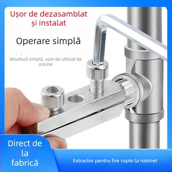 Extractor de filet pentru robinet unghiular – tip extensie, oțel inoxidabil; Utilizare: Unelte pentru gospodărie; Marcă: Altă
