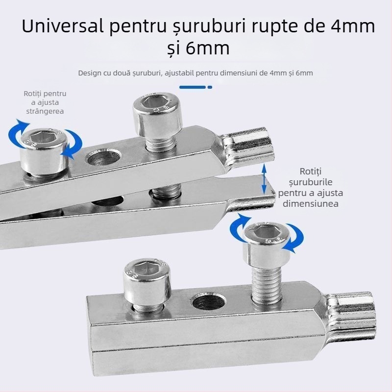 Extractor de filet pentru robinet unghiular – tip extensie, oțel inoxidabil; Utilizare: Unelte pentru gospodărie; Marcă: Altă