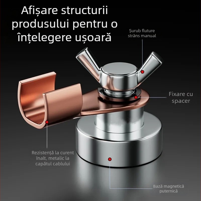 Artefact de împământare – instrument magnetic pentru sudură, magnet de împământare și clemă; model: Grounding artifact; marcă: Altă; greutate: implicit