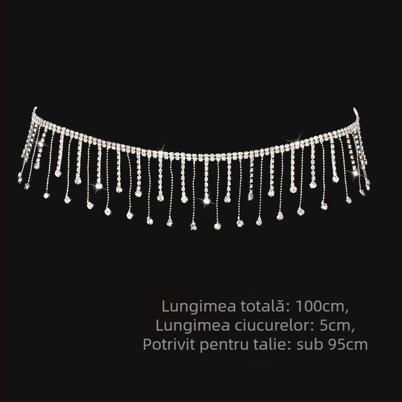 Lanț de talie metalic, unisex, stil Fashion OL, curea cu buclă simplă, pentru tineri