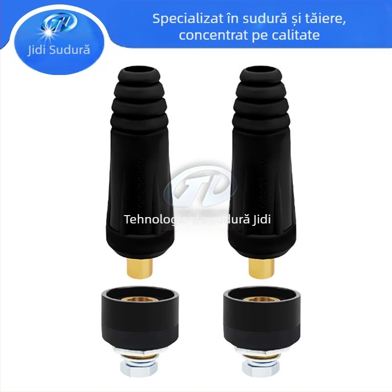 Accesorii sudură DKJ10-25 priză plug european rapid Gitty, set 4 bucăți