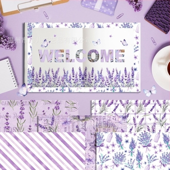 Hârtie de fundal cu motif de fluture pentru colaj DIY și realizarea de felicitări — Yishi; Material: materiale sintetice; Meșteșug: semi-manual și semi-mecanic; Potrivită pentru cadouri la petreceri