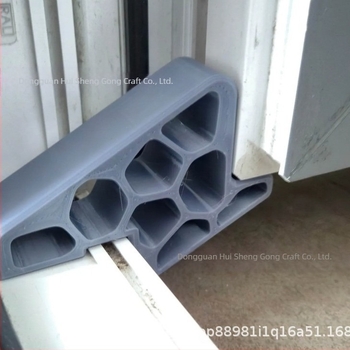 Stop pentru ușa de la fereastra/balcon cu blocare pe șină — Plastic, stil modern