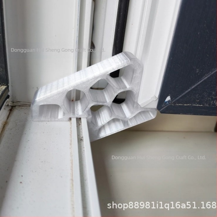 Stop pentru ușa de la fereastra/balcon cu blocare pe șină — Plastic, stil modern