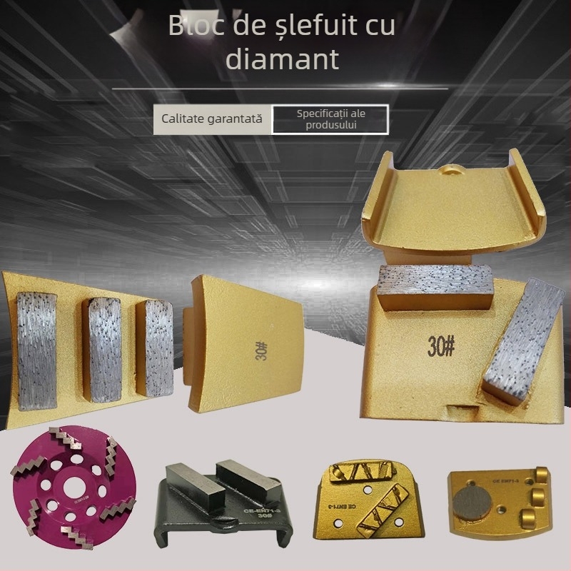Cheng Yu CY025 Bloc diamant pentru șlefuire a betonului, legare din aliaj metalic sinterizat, unealtă de șlefuire personalizabilă
