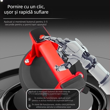 Ridicător cu ventuză electrică, cu afișaj digital, pentru plăci și sticlă, reumplere automată a aerului, înaltă putere, manipulare grea