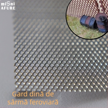 Gardă plasa metalică pentru modelul de tren – plasă de filtrare pentru dioramă de nisip – model 465515, cod produs Th%j # Lznlolznlofgsdj # Fglzn