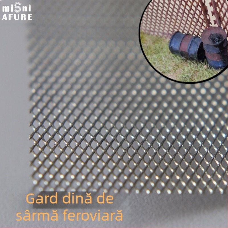 Gardă plasa metalică pentru modelul de tren – plasă de filtrare pentru dioramă de nisip – model 465515, cod produs Th%j # Lznlolznlofgsdj # Fglzn