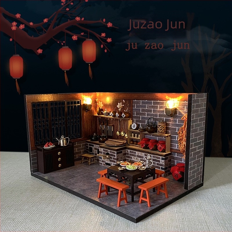 Set DIY din lemn pentru construcții — alimentat cu baterii, personalizare logo OEM, potrivit pentru 7–14 ani, model de construcție jucărie