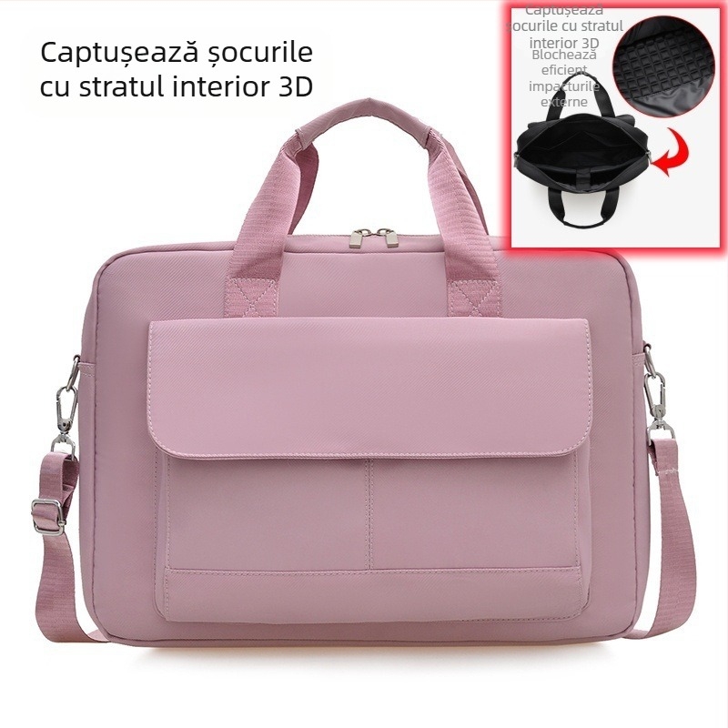 Geantă pentru laptop Apple cu airbag de protecție la șocuri, impermeabilă și rezistentă la uzură, din Oxford, unisex