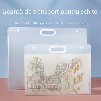 Yuzhi Album plastic de stocare artă A4/4K/8K, 1 pagină, personalizare disponibilă, imprimare logo disponibil