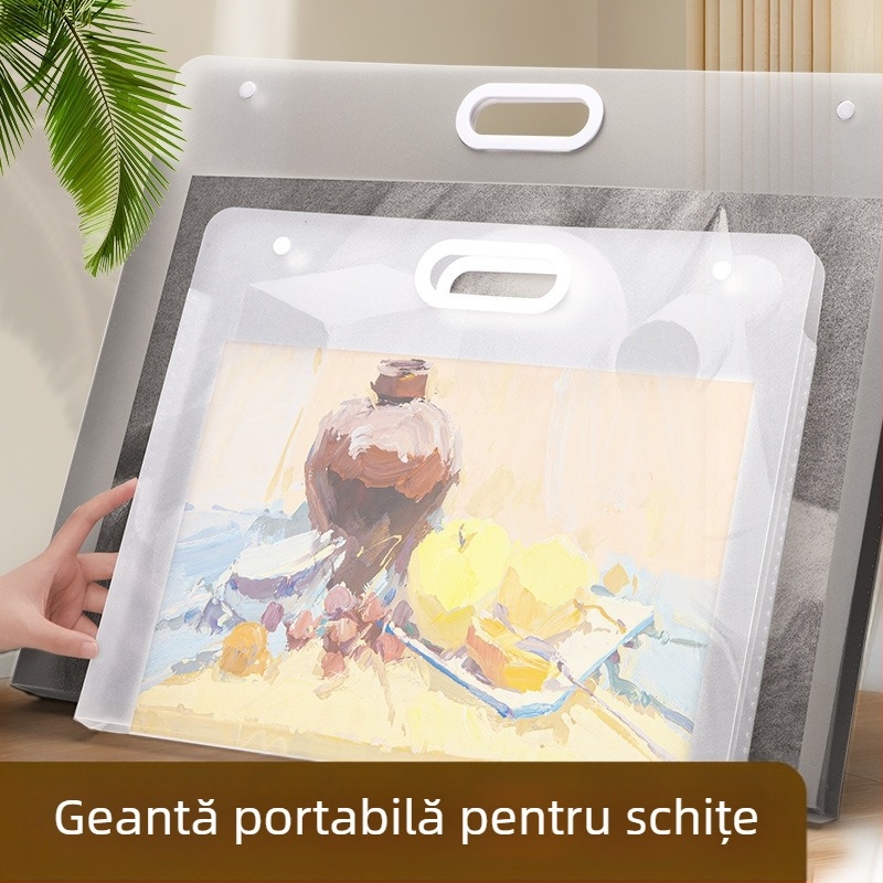 Yuzhi Album plastic de stocare artă A4/4K/8K, 1 pagină, personalizare disponibilă, imprimare logo disponibil