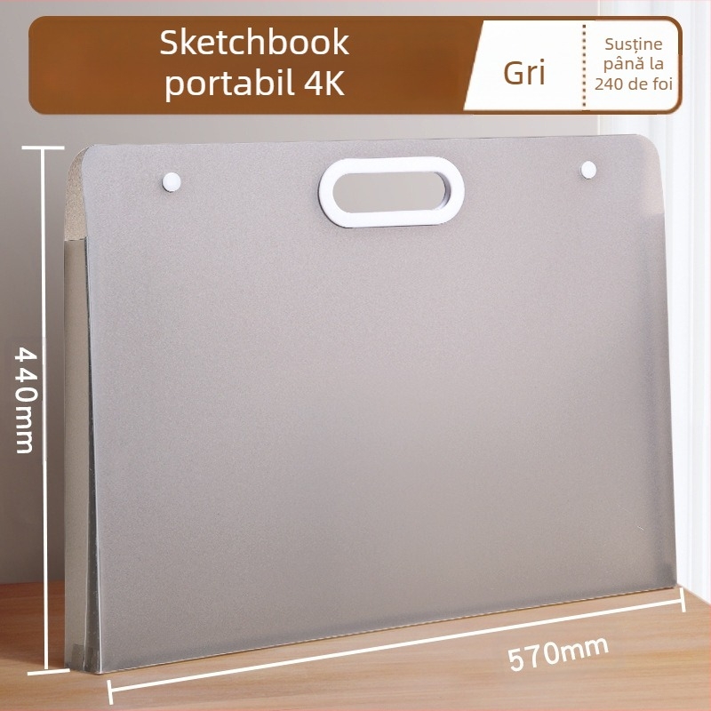 Yuzhi Album plastic de stocare artă A4/4K/8K, 1 pagină, personalizare disponibilă, imprimare logo disponibil