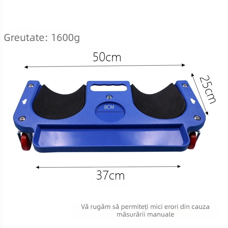Perne de genunchi pentru întreținerea mașinii cu roți universale, alunecătoare, din plastic Shengda