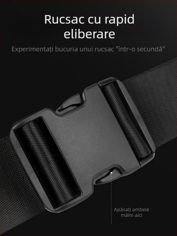 Geantă de talie pentru bărbați din Oxford, rezistentă la apă și uzură, cu capacitate mare, crossbody, stil urban