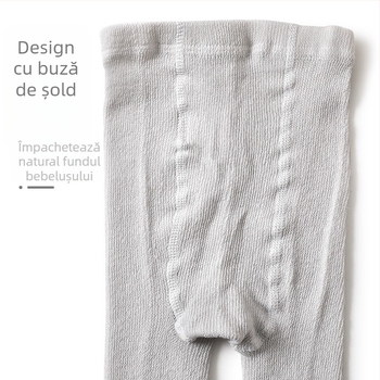 Colanți din bumbac pentru copii, pentru primăvară, ușori, cu model decupat pentru fetițe 1–3 ani