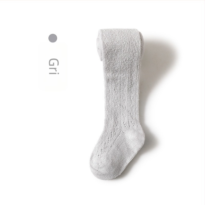 Colanți din bumbac pentru copii, pentru primăvară, ușori, cu model decupat pentru fetițe 1–3 ani