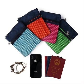 QISE Carcasă pentru pașaport – Material Oxford, Impermeabil, Anti-furt, Rezistent la uzură, Unisex, Stil business, Organizator pașapoarte și documente