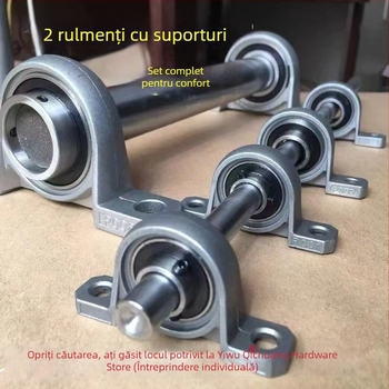 DIY mini suport vertical pentru rulmenți, în formă diamant, set cu diametre interne 8/10/12 mm, fontă, stil modern minimalist