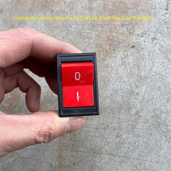 Comutator cu buton pentru mașina de tăiat oțel 400, impermeabil, IP50, 50–440V, conectare prin apăsare, viață electrică 20k cicluri, viață mecanică 100k cicluri