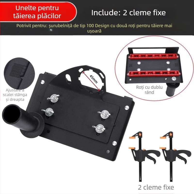 Odeller Dispozitiv pentru canelare plăci ceramice, Tip 100, Tăiere la 45°, Suport compact, 220V